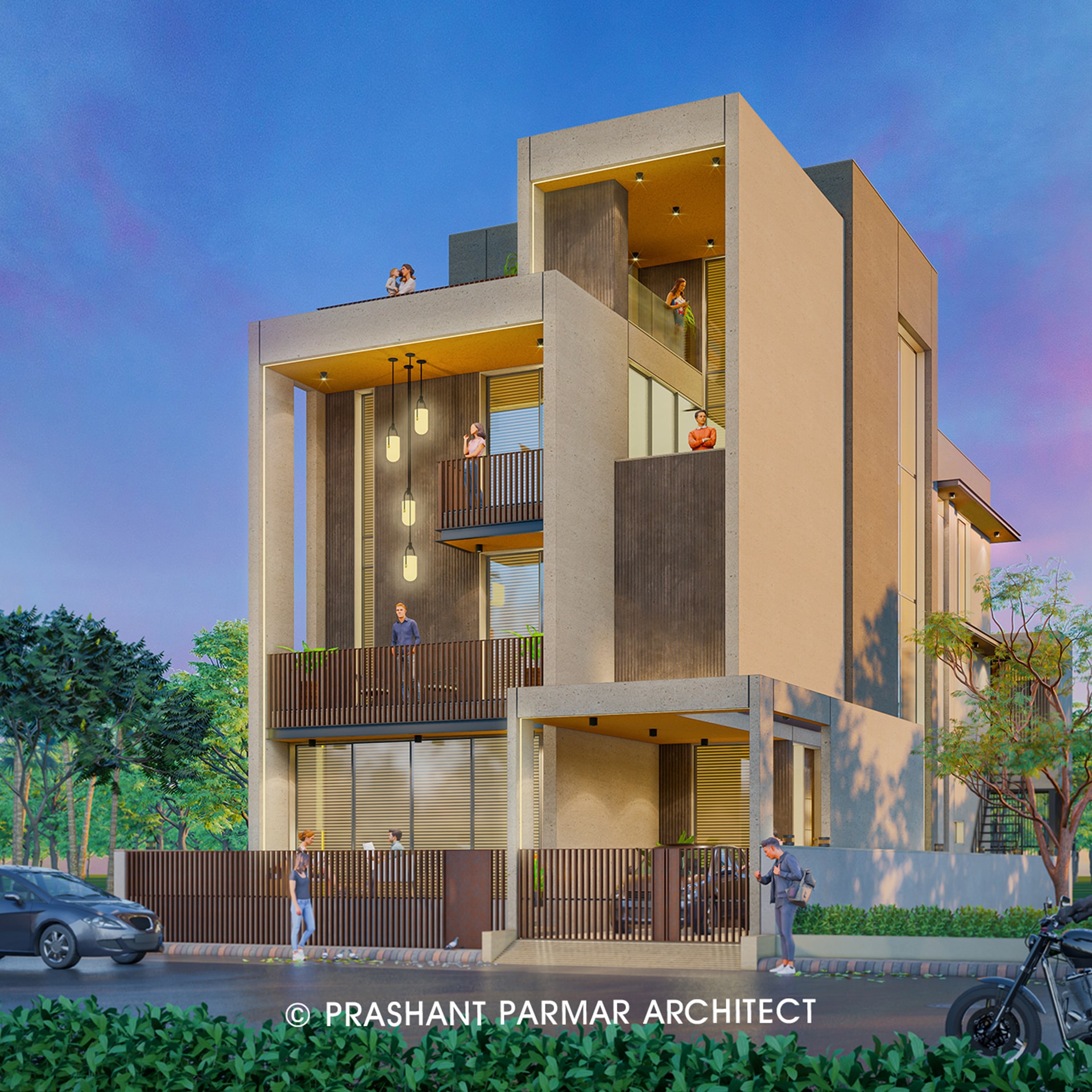 Bungalow At Anantpur Prashant Parmar Architect