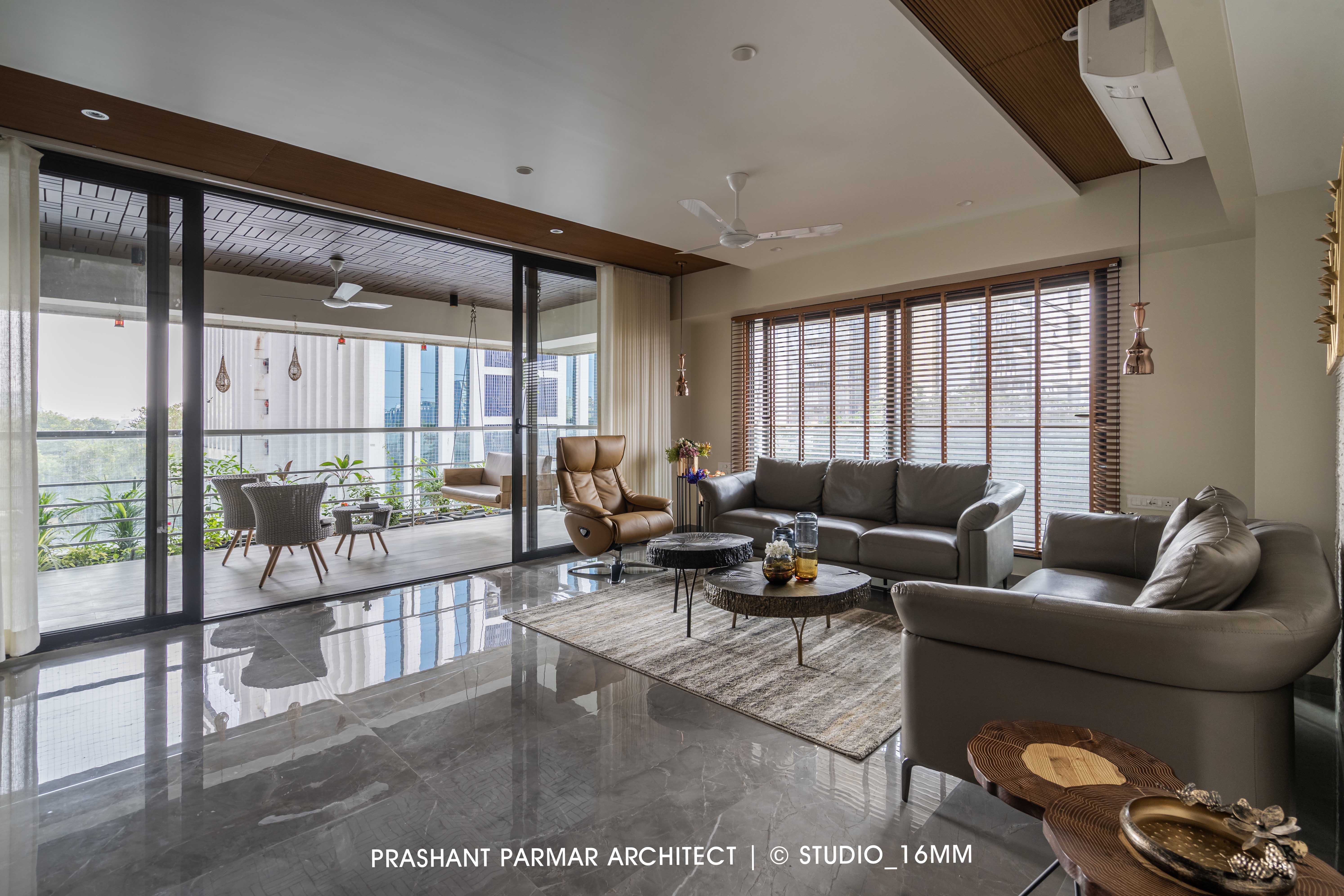 Apartment Interior Design At Parijat Eclat - Prashant Parmar Architect